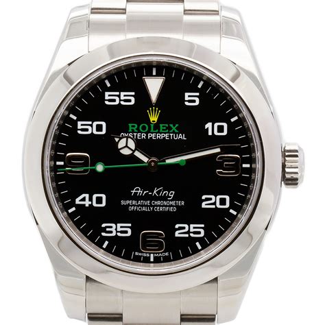 rolex air king band breite|Rolex Air-King 40mm.